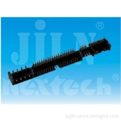 2.54mm box header 50 pin connector with 5-IN-1 combo